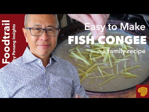 How to make tasty and healthy Chinese porridge at home | fish porridge | fish congee