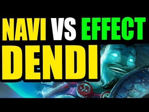 NaVi vs Effect - Dendi Gamplay - TI7 CIS Qualifier