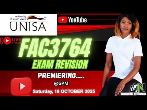 FAC3764 EXAM REVISION | PART 1 | 2025 | UNISA