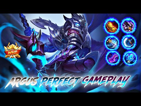 Argus Aggressive Gameplay ONE HIT DELETE BUILD!|Mobile Legends