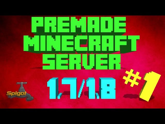 SERVER - Minecraft MINIGAMES「PREMADE SERVER DOWNLOAD」// SEE pics