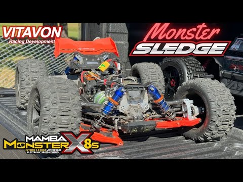 Traxxas Sledge (Monster Build, Castle 1650kv)
