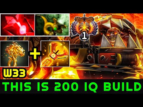 W33 [Timbersaw] This is 200 IQ Build with Ironwood Tree Meta 7.24 Dota 2