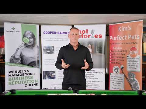 An introduction from myself at a recent business event