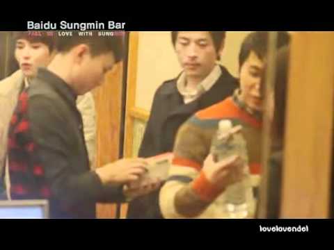 120118 Sukira - Sungmin and food (again^^) [4INMIN]