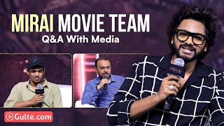 Mirai Movie Team Q&A With Media | Teja Sajja | Mirai Title Glimpse Launch Event | Gulte.com