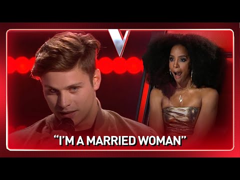 The most FLIRTY Blind Audition on The Voice