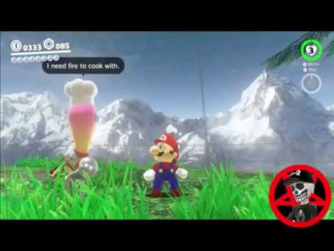Super Mario Odyssey Guide Wooded Kingdom Power Moon # 62