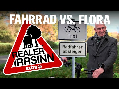 Realer Irrsinn: Bäume bremsen Radfahrer in Schleswig-Holstein | extra 3