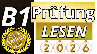 G.A.S.T - B1 Prüfung - Lesen Übungssatz - G.A.S.T DTZ 2026 TEST