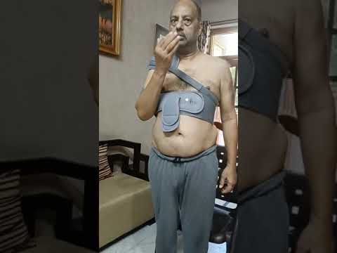 Day 1 exercises after rotator cuff repair shoulder surgery. Dr Manit Arora