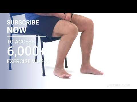 Fersenrutschen im Sitzen | MedBridge