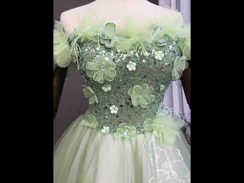 The Most Enchanting Forest Fairy Ball Gown ✨🌿
