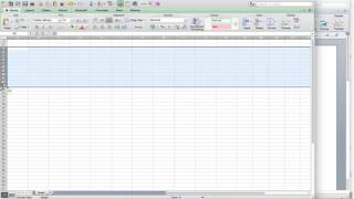Making all the cells of equal size at once in Excel