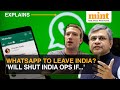 Is Whatsapp Going To Exit India Over Encryption Dispute? | Delhi HC Hearing Explained in 2 Minutes