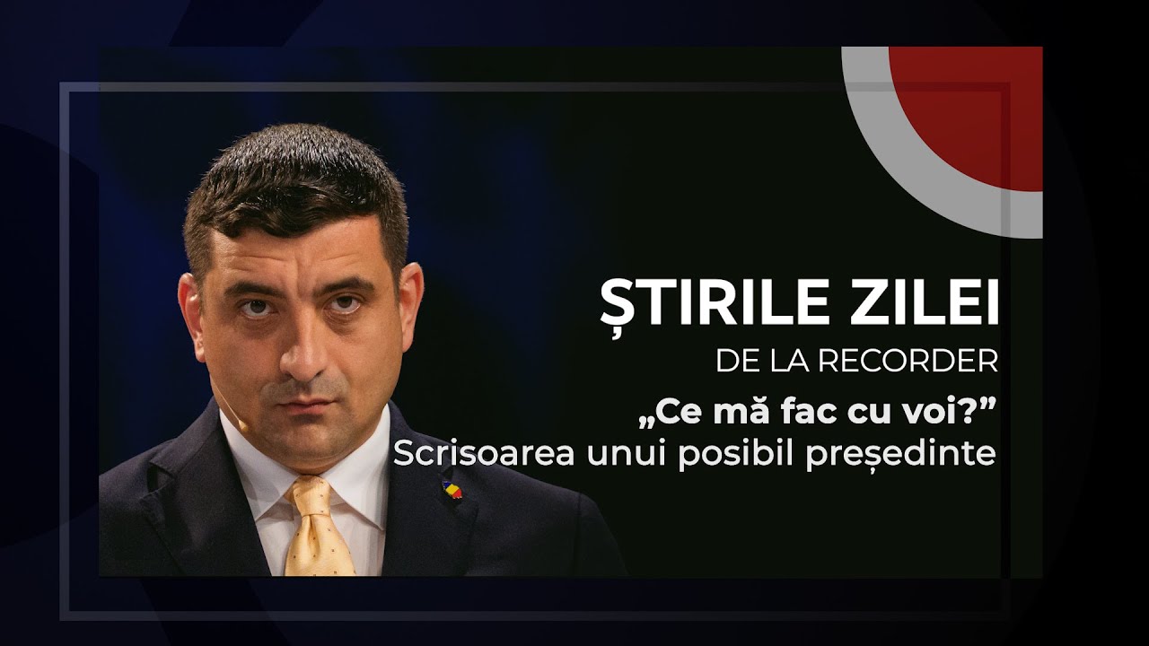 12 MAI 2025. „Ce mă fac cu voi?” Scrisoarea unui posibil președinte