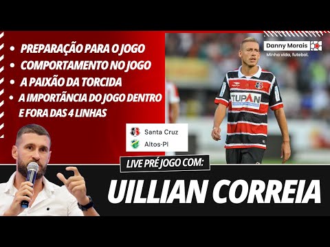 LIVE PRÉ JOGO COM UILLIAN CORREIA