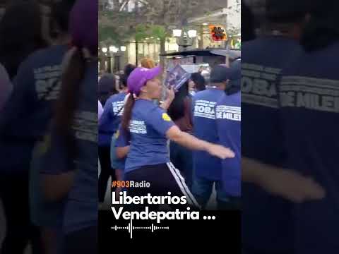 Militantes Libertarios fueron insultados por vecinos en plena peatonal de #Salta
