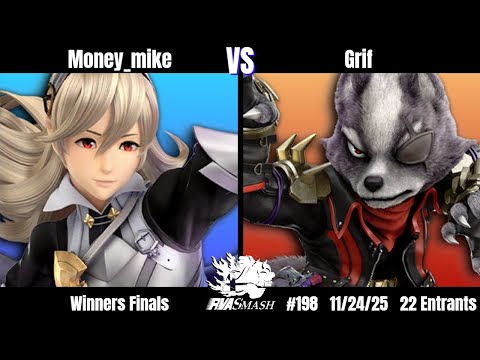 RVA Smash 198 | Money_mike (Corrin) vs Grif (Wolf) | WINNERS FINALS | SSBU