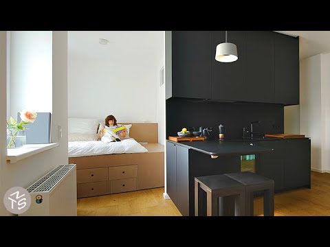 NEVER TOO SMALL: Berlin Designer Open Plan Micro Apartment - 36sqm/388sqft