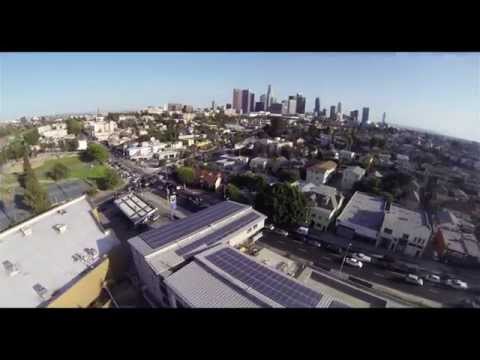 Echo Designer Loft Apartments - Los Angeles - Construction Aerial View