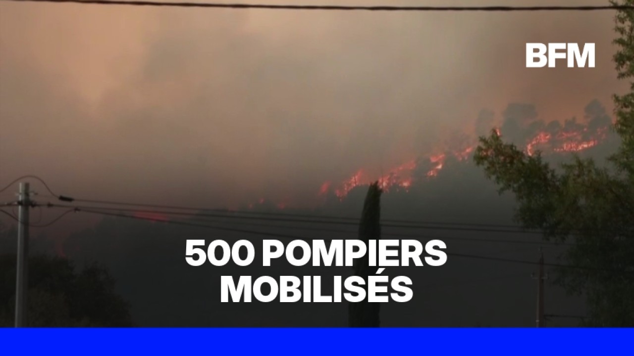 Incendie dans le Var : le feu reprend entre Correns et Montfort-sur-Argens