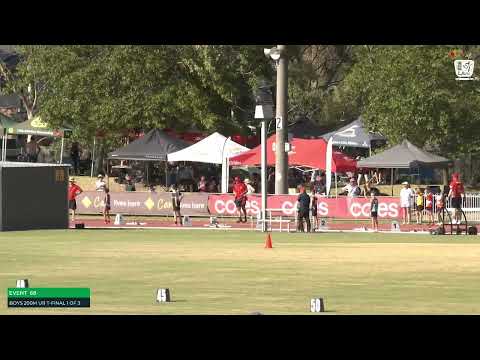 Boys U11 200m Timed Final 1: 2023-24 State Track and Field Championships