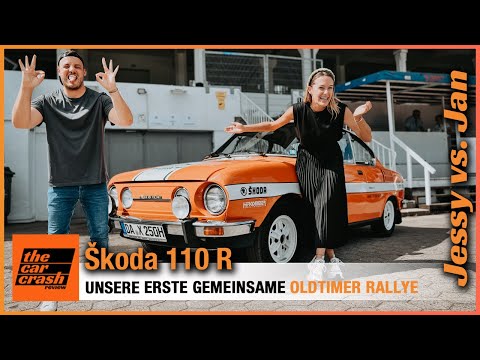 Jessy vs. Jan: Unsere erste gemeinsame Oldtimer Rallye mit dem Škoda 110 R! Fahrbericht | HBK 2022
