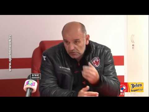 JSL 2014/15: 29.04.2015 25.Kolo: Konferencija za novinare nakon meča Voždovac - Vojvodina