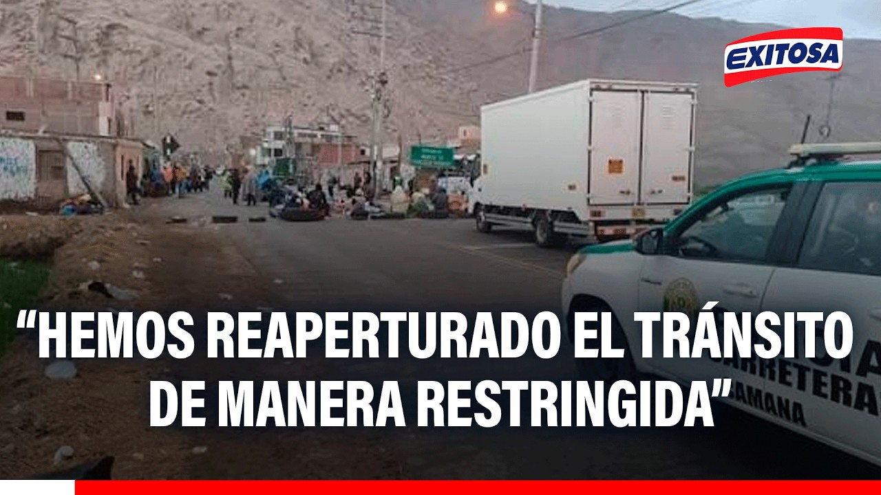 🔴🔵 Reapertura del tránsito en vía afectada entre Atico y Ocoña ha sido restringida, explica Provías