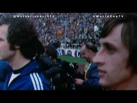 Unique footage of  Netherlands and West  Germany   in the catacombs of the Olympic Stadium in Munich