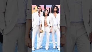 Toni Braxton &amp; Sons-Matching Suits Slay, Bad Boys 4 Movie Premiere#hollywood#tonibraxton#fashion