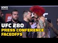 UFC 280 Full Press Conference Staredowns | UFC 280 | MMA Fighting