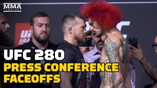 UFC 280 Full Press Conference Staredowns | UFC 280 | MMA Fighting
