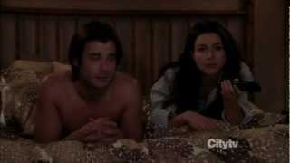 Amelia and James. 'I'm in bed with a Republican!'