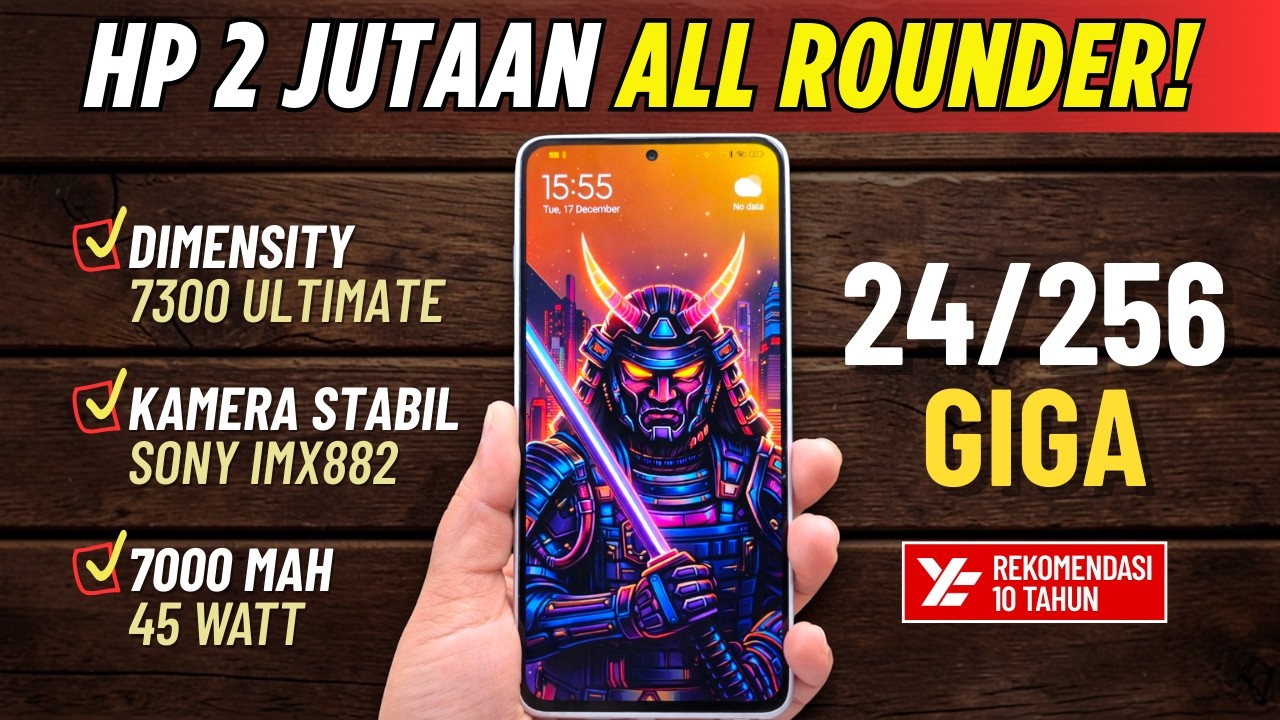 5 HP ALL ROUNDER 2 JUTA (GAME + KAMERA) TERBAIK! Maret 2026