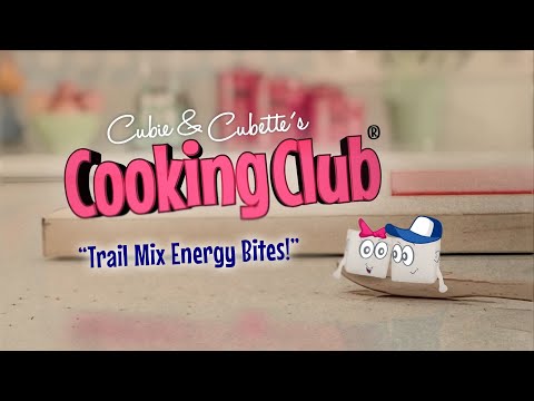 Cubie & Cubette's Cooking Club - How to Make Trail Mix Energy Bites