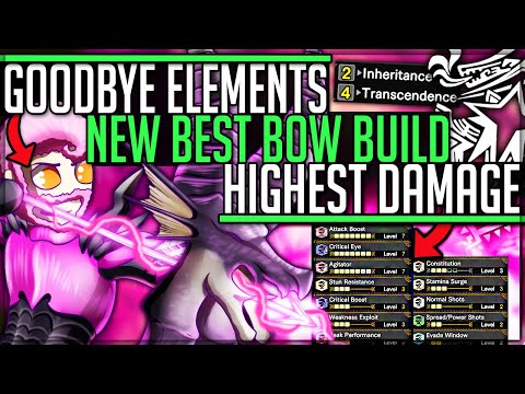 New Best Fatalis Bow Build - Highest Damage - Age of Raw - Monster Hunter World Iceborne! #iceborne