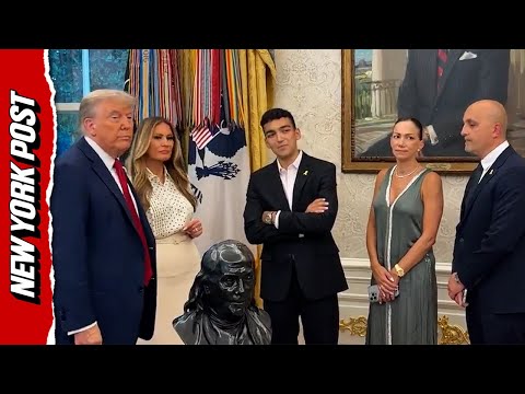 President Trump welcomes freed Hamas hostage Edan Alexander to the White House