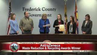 Frederick at its Best: Waste Reduction and Recycling Awards