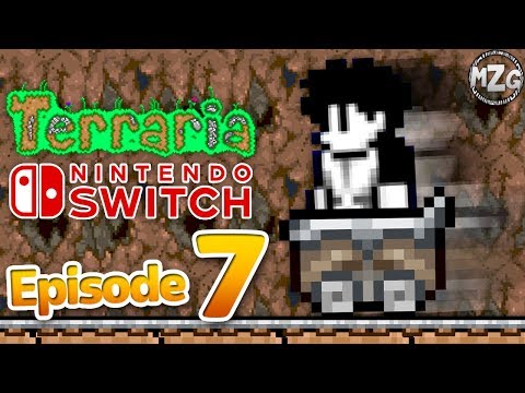 Terraria Nintendo Switch Gameplay Walkthrough - Part 7 - Minecart Adventure!