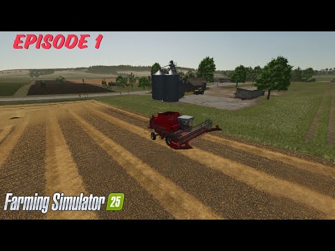 Starting in Zielonka - Let's play Farming Simulator 25 - Zielonka - Episode 1