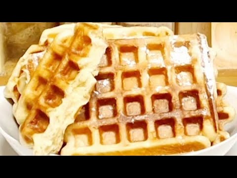 GAUFRES.WAFFLES:Comment Réaliser Des Gaufres Briochés Simple 