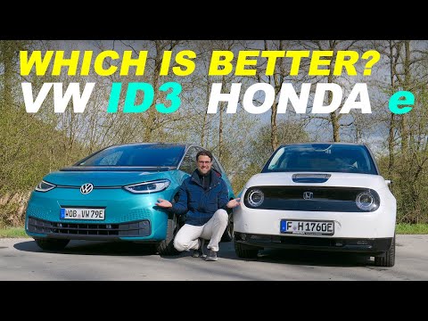 Honda e vs VW ID3 comparison REVIEW - what’s the best small EV ?