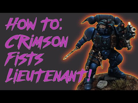 How To Paint - Crimson Fists Primaris Phobos Lieutenant