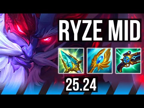 RYZE vs YASUO (MID) | NA Challenger | 25.24