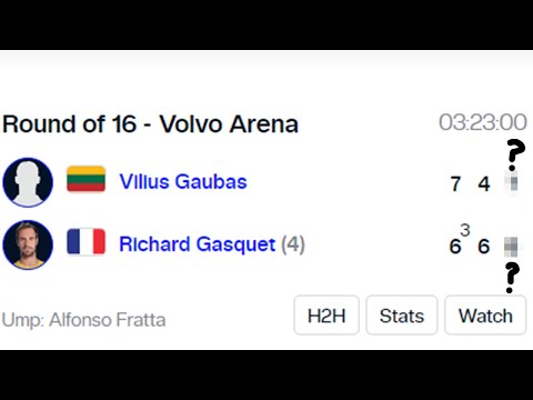 Dramatic Final Set ft. Vilius Gaubas and Richard Gasquet | Verona 2024 R2