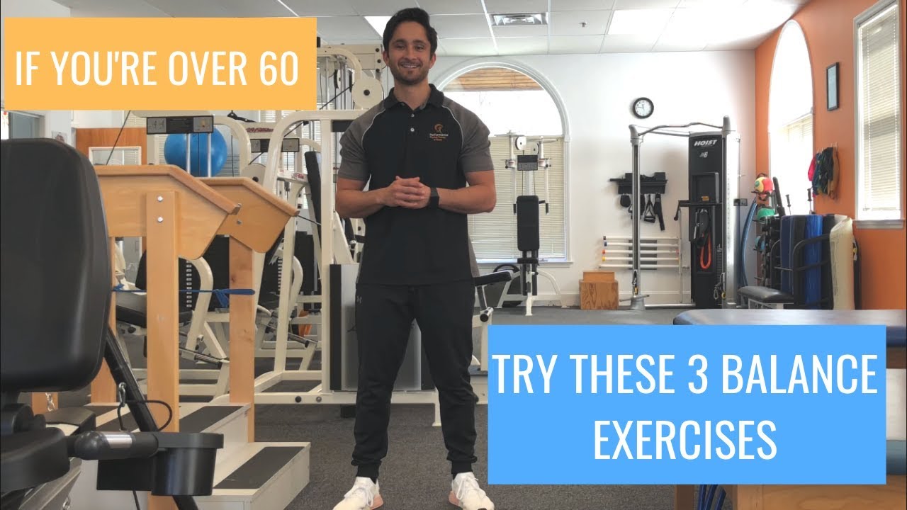If You're Over 60, Try These 3 Balance Exercises At Home!