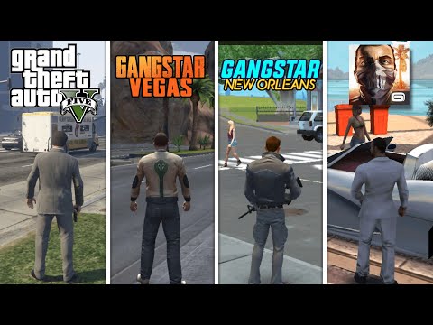 GTA 5 VS Gangstar Vegas VS Gangstar New Orleans VS Gangstar Rio