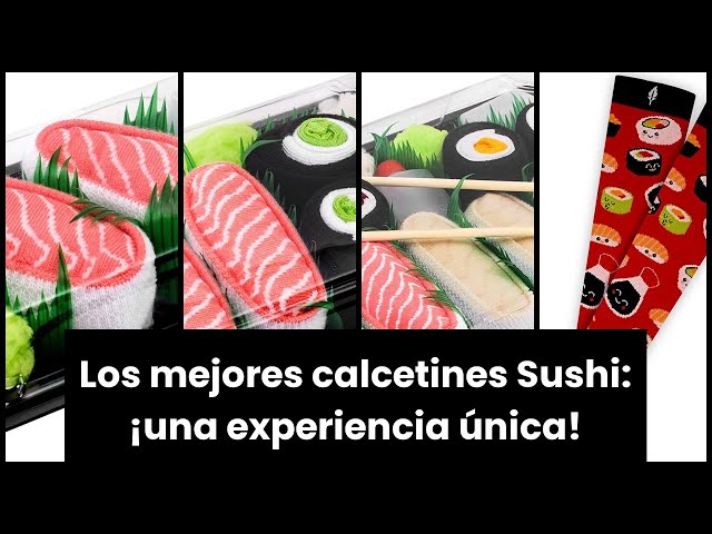 Vídeo relacionado con Rainbow Socks - Mujer Hombre Calcetines Sushi Salmón - 1 Par - Tamaño 36-40
